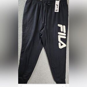 Fila Drawstring Black Jogger